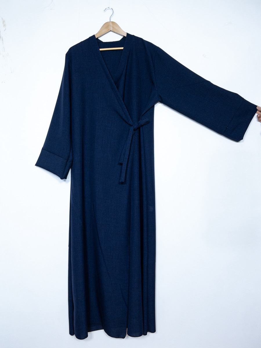 Maxi Abaya Kimono (Leinen-Optik)