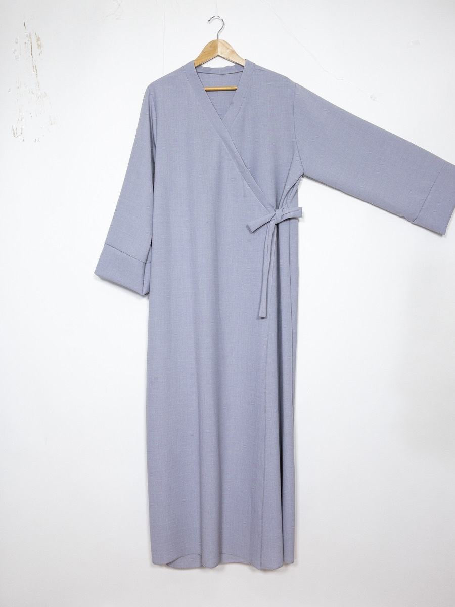 Maxi Abaya Kimono (Leinen-Optik)