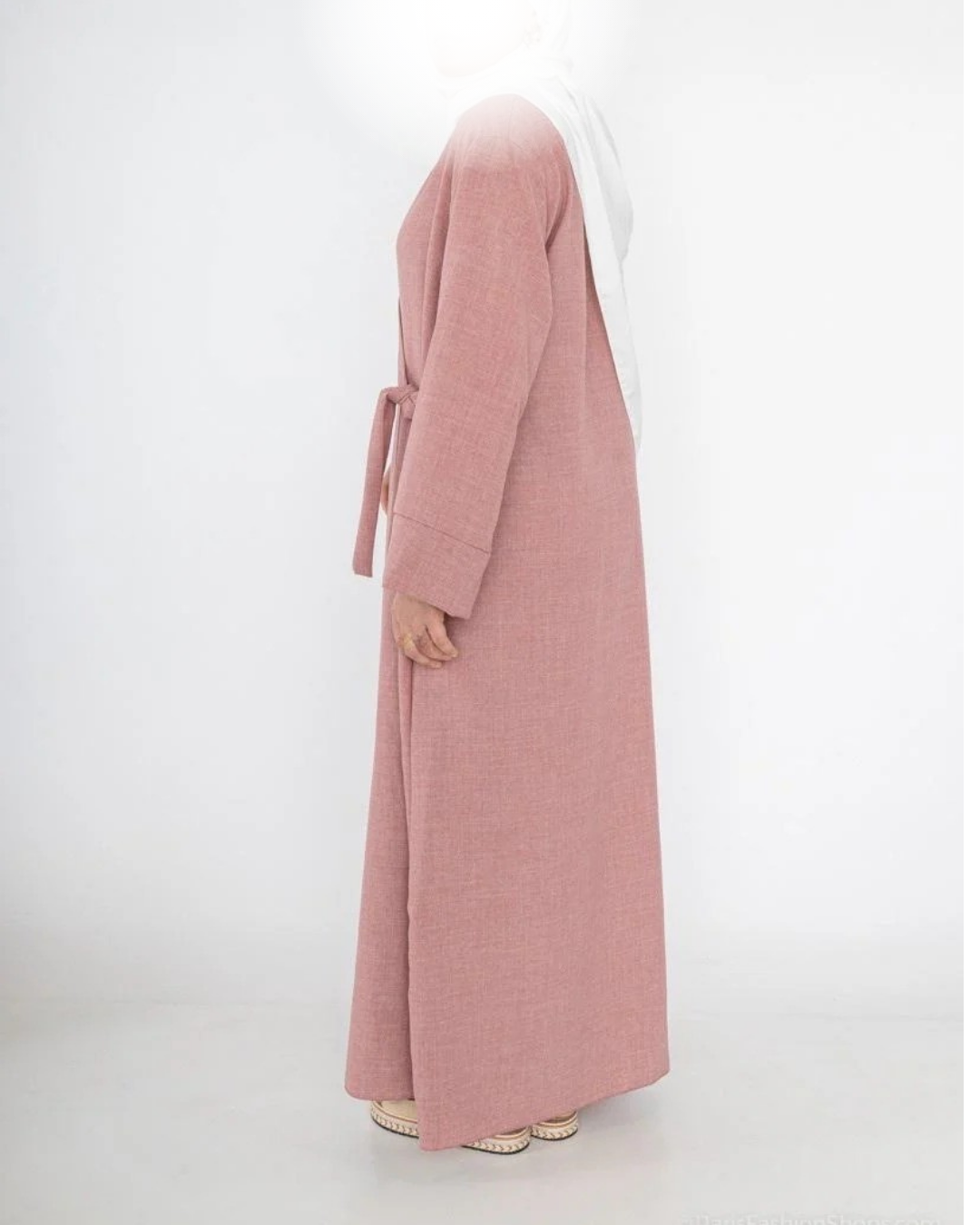 Maxi Abaya Kimono (Leinen-Optik)