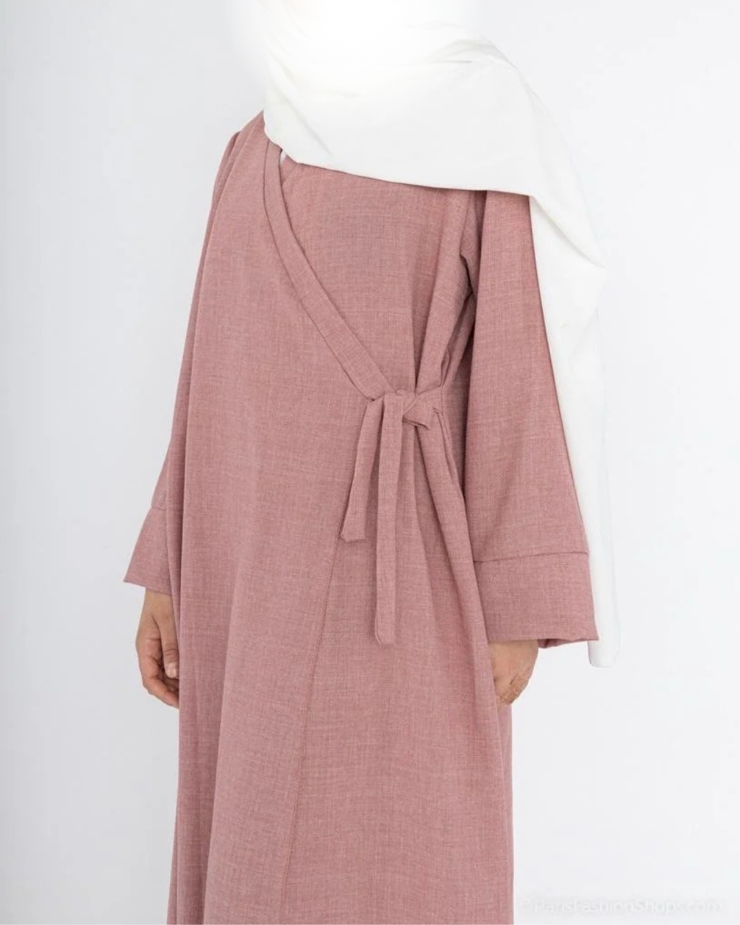 Maxi Abaya Kimono (Leinen-Optik)