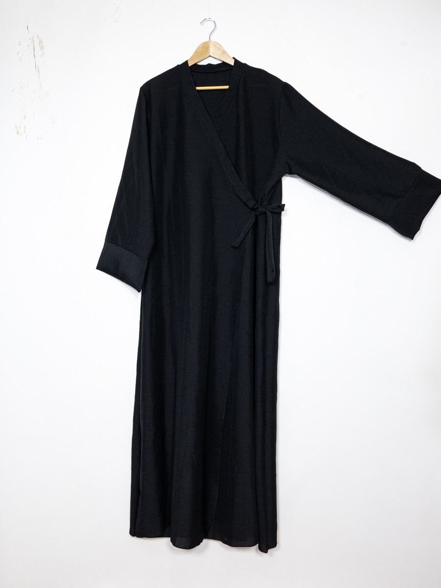 Maxi Abaya Kimono (Leinen-Optik)