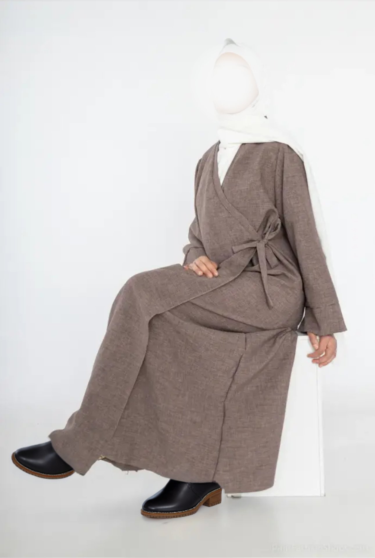 Basic Abaya (Leinen-Optik)