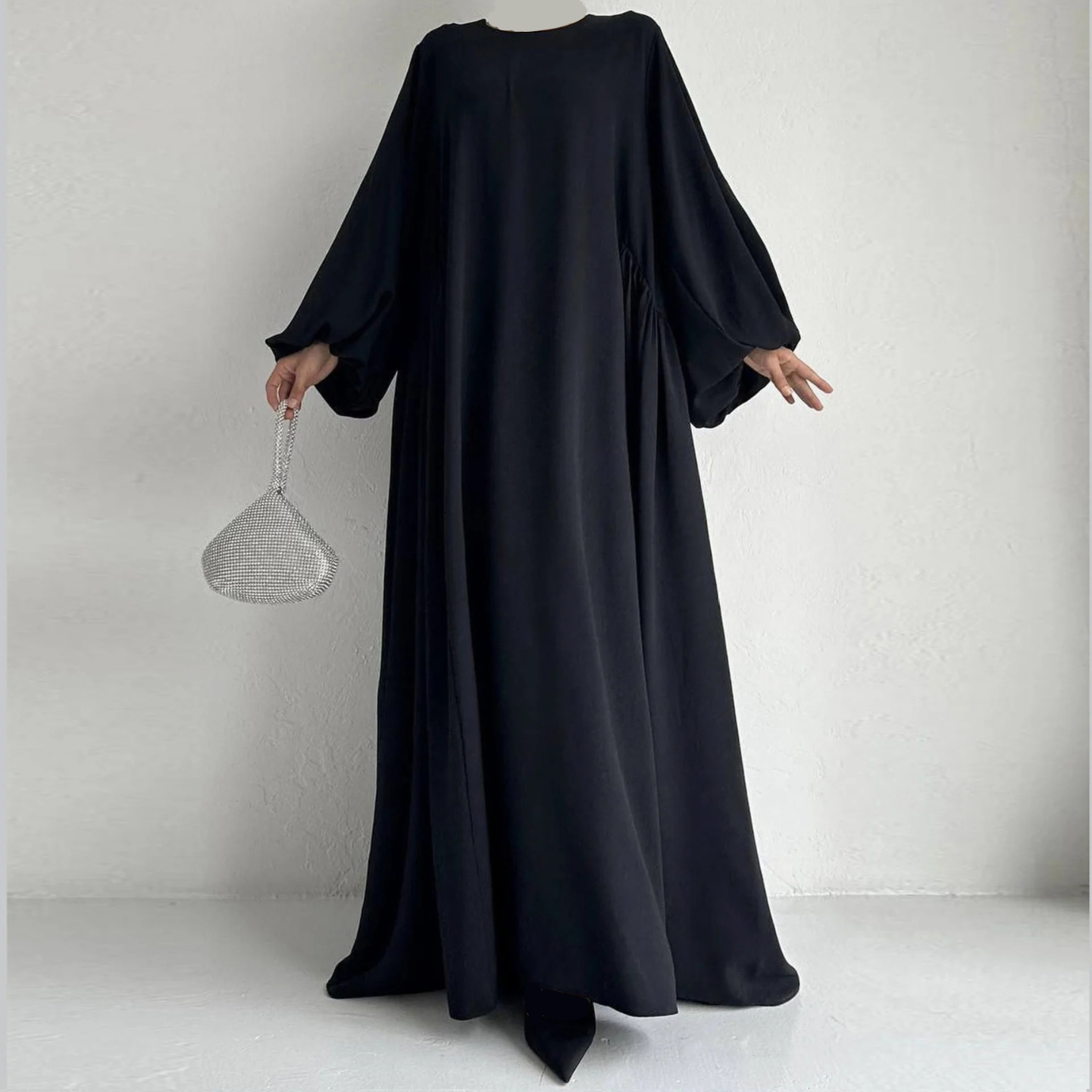 Abaya mit Ballonärmeln