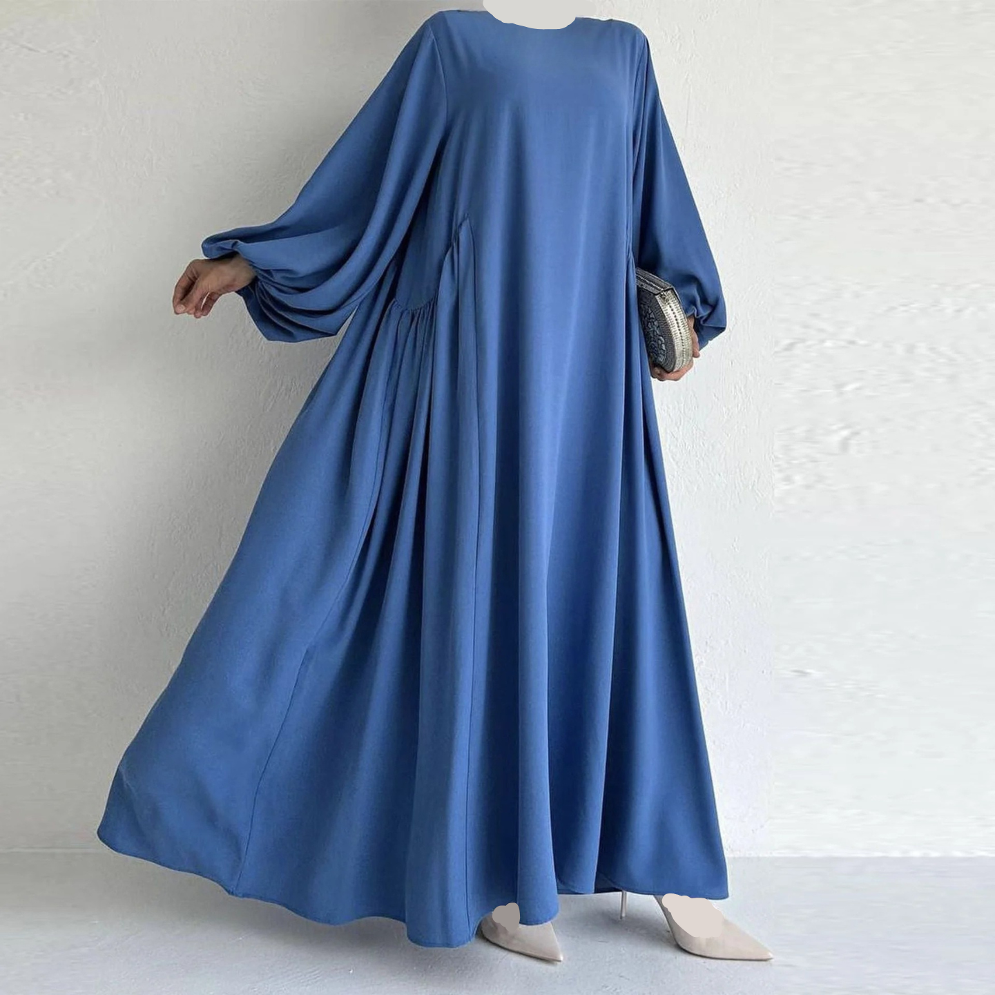 Abaya mit Ballonärmeln