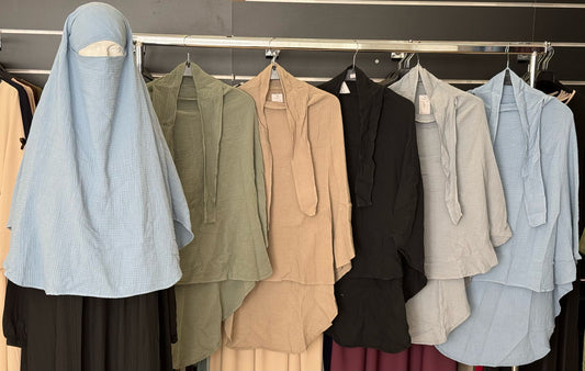 Mussellin Khimar (100% Baumwolle)